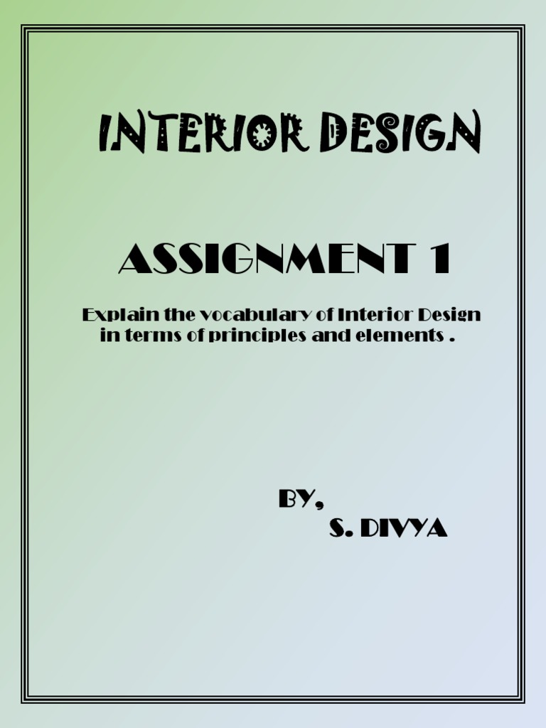 Interior Design Principles Explained | PDF | Composition (Visual Arts ...