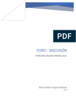 Foro Discusión