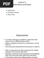 5.subroutines and Stacks PDF