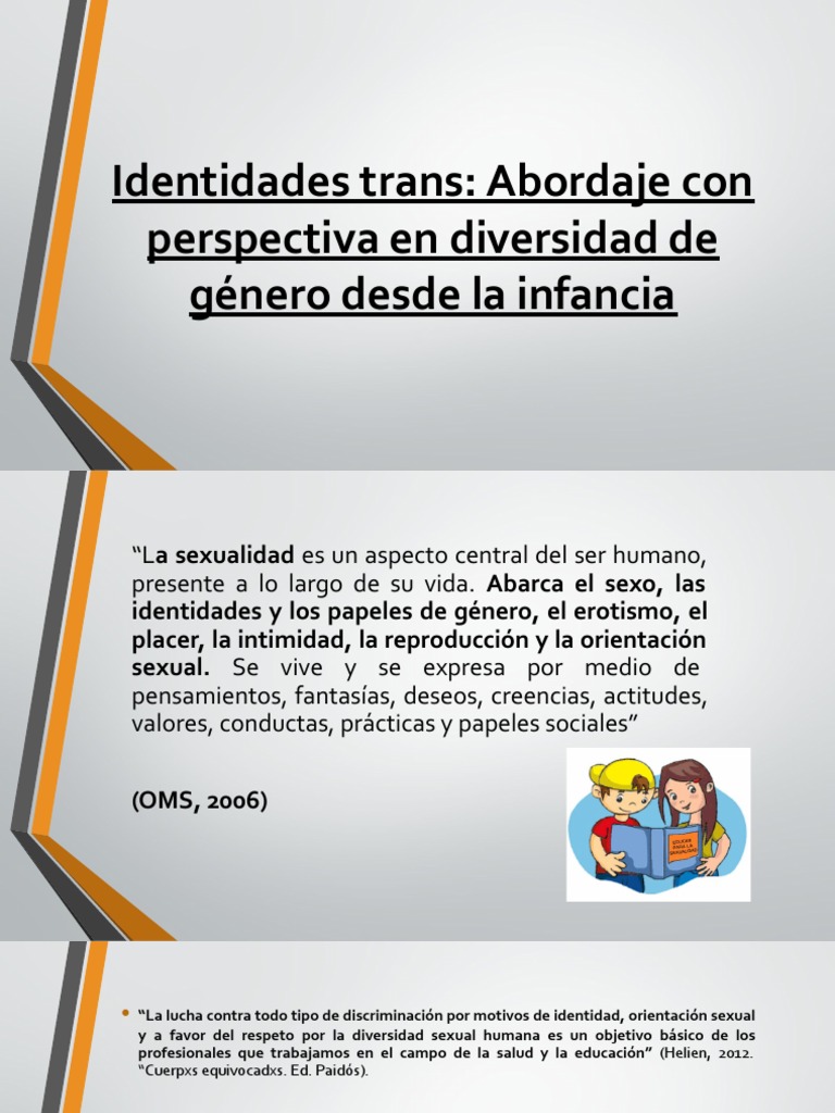 Identidades Trans y Diversidad de Género | PDF | Identidad de género ...