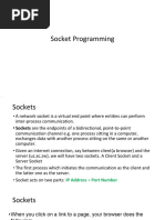 Socket Programming