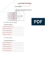 Present Perfect: I You He She We The y Now Make The Sentences Negative