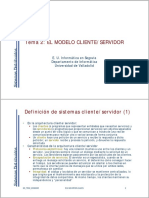 El Modelo Cliente Servidor - Universidad de Valladolid