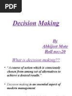 Download Decision Making by Abhijeet Mote SN47738086 doc pdf