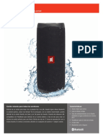 JBL Flip5 Spec Sheet Spanish