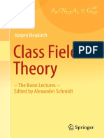 Jürgen Neukirch (Auth.) Class Field Theory - The Bonn Lectures - Edited by Alexander Schmidt 2013