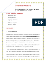 Proyecto de Aprendizaje Platos Gastronómicos - Coporaque PDF
