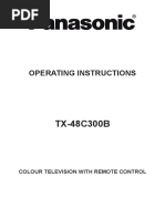 TX-48C300B: Operating Instructions