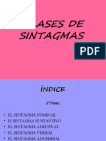 Clases de Sintagmas