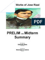 Life and Works of Jose Rizal: Prelim Midterm