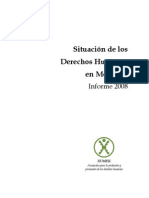 Informe Sobre La Situación de Los Derechos Humanos en Mendoza 2008 - Xumek