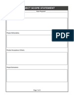 Form 2.7_Project Scope Statement