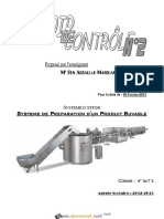 Devoir de Contrôle N°2 - Génie Mécanique Système de Préparation D'un Produit Buvable - Bac Technique (2012-2013) MR Ben Abdallah Marouan PDF