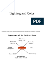 Lighting and Color: Thanks To Langer-Zucker, Henrik Wann Jensen, Ravi Ramamoorthi, Hanrahan, Preetham
