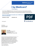 Medicare Made Clear Virtual Meeting Postcard