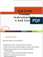 CLB 21303 Process Instrumentatio N and Control