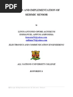 Download DESIGN AND IMPLEMENTATION OF SEISMIC SENSOR by Linus Antonio SN47739565 doc pdf