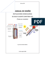 Acs - Manual de Diseño de Instalaciones Domiciliarias de Agua Caliente Sanitaria