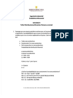 Actividad 4.1 Distribuciones Binomial, Poisson y Normal