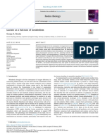 El Lactato Como Punto de Apoyo Del Metabolismo PDF