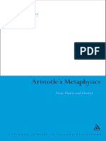 Jeremy Kirby - Aristotle's Metaphysics_ Form, Matter and Identity (Continuum Studies in Ancient Philosophy) (2009) - libgen.lc.pdf
