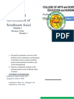 (Politics and Government of Southeast Asia) (Subject Title) (Subject Title)