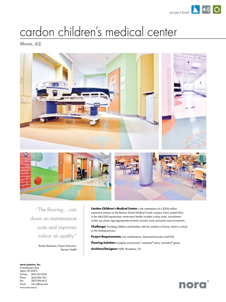 Cardon Children's Medical Center Mesa, AZ PDF