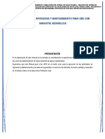 1012679590_Manual de Operacion y Mantenimiento UBS Arrastre Hidráhulico