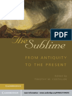 Costelloe, Timothy M - The Sublime - From Antiquity To The Present-Cambridge Univ. Press (2012) PDF