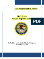 2010 DOJ Report On IP Enforcement