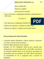 Propriedades Periódicas - Química Geral