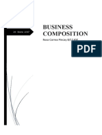 Business Composition: Rosa Correa Pincay 8/12 IGE