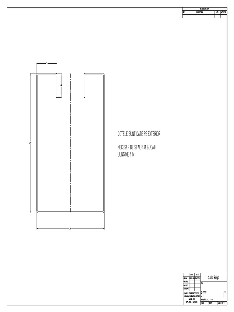 Solid Edge Drawing Specifications | PDF