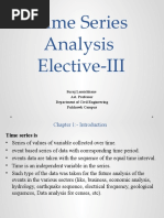 Time Series Analysis Elective-III: Suraj Lamichhane Ast. Professor Department of Civil Engineering Pulchowk Campus