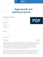 Background On Reinsurance PDF