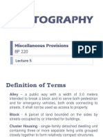 Cartography: Miscellaneous Provisions