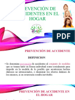 Prevención DE ACCIDENTES EN EL HOGAR