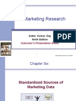 Standardized Sources of Marketing Data