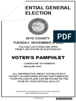 Presidential General Election: Voter'S Pamphlet