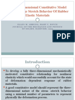 A Three-Dimensional Constitutive Model For The Large Stretch Behavior of Rubber Elastic Materials