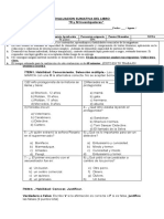 Evaluación sumativa del libro R y M Investigadores