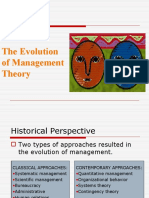 The Evolution of Management Theory Organizational Culture