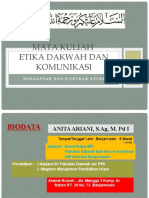 Perkenalan Etika Dakwah Dan Komunikasi