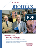 Economics: Looking Back, Moving Forward