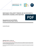 Agnes Festré - Michael Polanyi's Vision of Economics. Spanning Hayek and Keynes