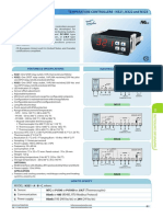 Temperature Controllers - N321, N322 and N323: Features & Specifications Electrical Connections
