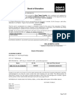 Deed of Donation:, Duly Constituted and Registered in