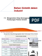 7.3 Mengamalkan Sikap Bertanggungjawab Dalam Pembuangan Polimer Sintetik Sains Bab 5