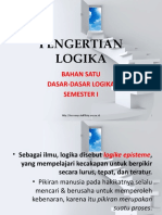 BHN 1 PENGERTIAN LOGIKA