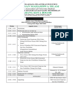 Agenda Acara Pelantikan 2019-2020